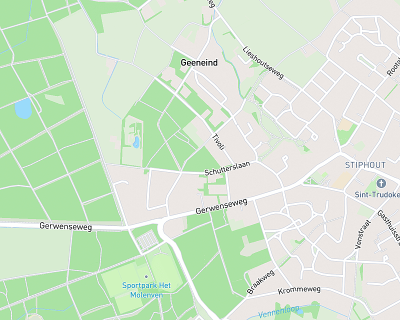 Een kaart met de locatie van AniCura Helmond - Stiphout