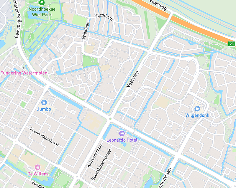 Een kaart met de locatie van AniCura Drechtstreek Papendrecht