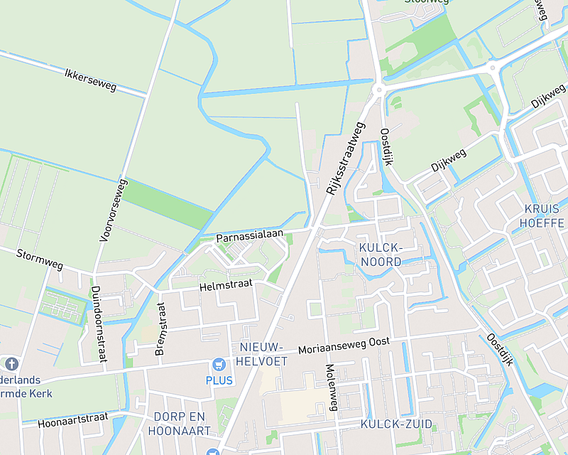 Een kaart met de locatie van AniCura Dierenkliniek Hellevoetsluis