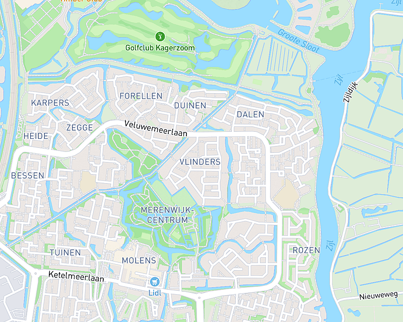 Een kaart met de locatie van AniCura Leiden
