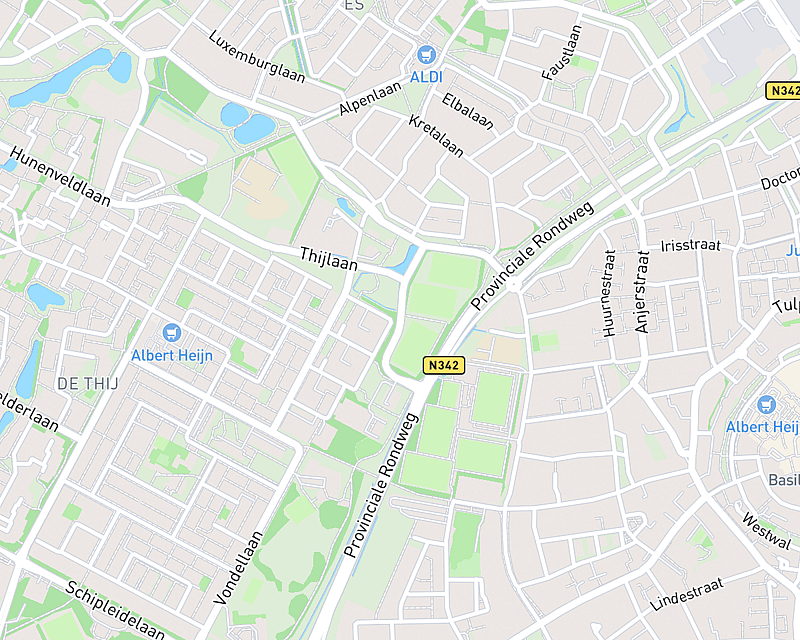 Een kaart met de locatie van AniCura Dierenziekenhuis Oldenzaal
